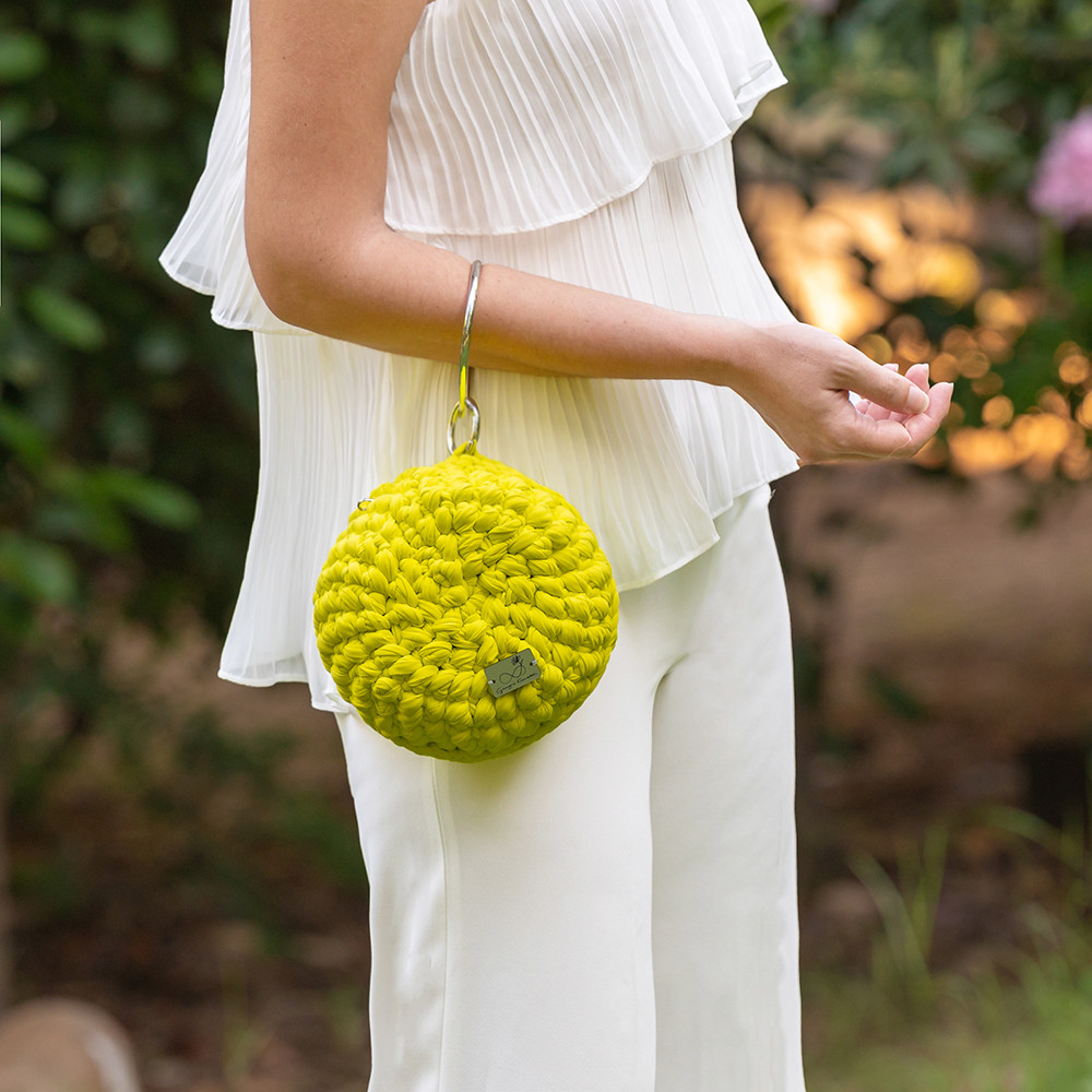 Buy Green Crystals Round Shaped Embellished Bag by BAG HEAD Online at Aza  Fashions.