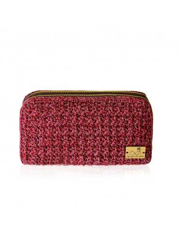 Handmade Knitted Wallet With Zipper