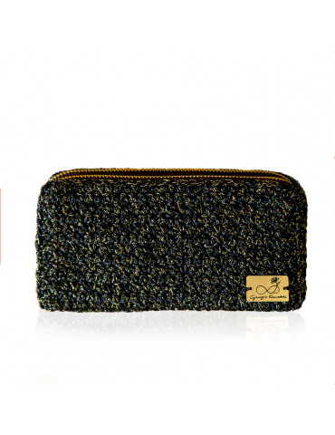 Handmade Knitted Wallet With Zipper